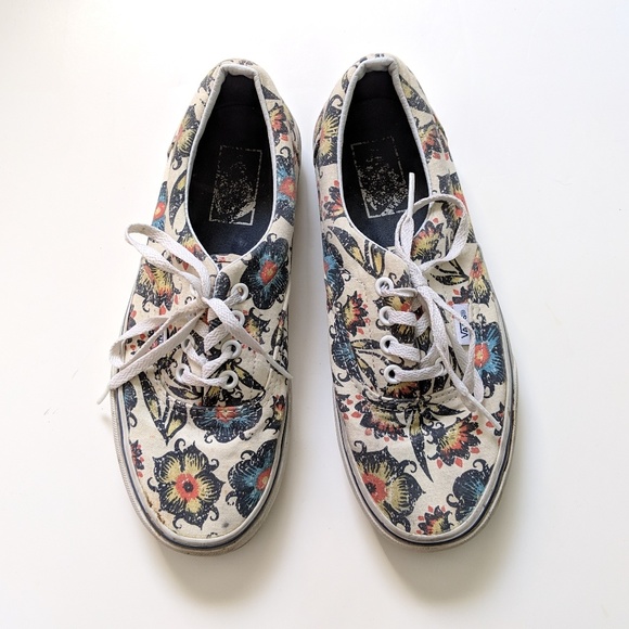 floral pattern vans